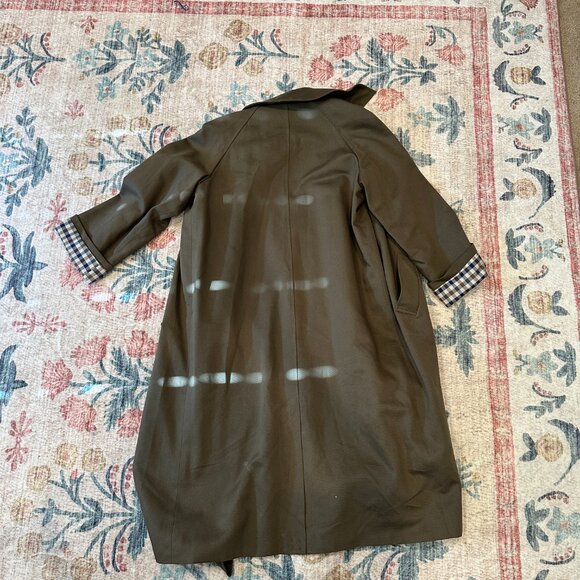 (SOLD) SEZANE Clyde Coat in Dark Green / Khaki, in size FR 34 / US 2 - Picture 2 of 5